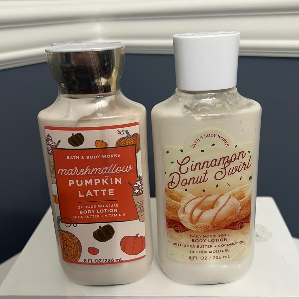 Bath & Body Works 8 fl.oz Body Lotion Bundle of (2) Body Lotions